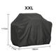 Waterproof BBQ Cover Dustproof Outdoor Charcoal Grill Cover Rainproof BBQ Cover XXL