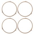 4pcs Microwave Oven Glass Turntable Rings Microwave Turntable Bracket Base