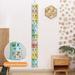 Brenberke Cartoon Baby Kids Growth Chart Record Wood Frame Height Measurement Ruler Wall Sticker Girls Room Wall Decoration