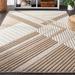 Safavieh Global Elisabetha Indoor/ Outdoor Modern Rug 4 x 4 Square - Beige/Light Beige