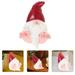 Gnome Ornament Christmas Gift Garden Elf Statue Outdoor Decor Cute Ornaments Red Resin