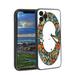golf-club-floral-animals phone case for iPhone 11 Pro for Women Men Gifts Flexible Painting silicone Anti-Scratch Protective Phone Cover