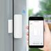 EZSPTO Door Window Monitor Smart Wifi Door Window Sensor Magnetic Detector Home Security Alarm Voice Control For Home Door Sensor For