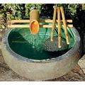 Bamboo Accents Low-Profile Water Fountain for Garden Indoor/Outdoor Fountain 12â€� Wide Five-Arm Style Base Smooth Split Resistant Bamboo Fits 10 - 20 Diameter Bowl Natural