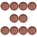 10Pcs Flower Pot Drip Trays Saucers Indoors Outdoor Flower Pot Round for Fleshiness Planter Garden Balcony 255MM ( Red )