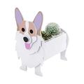 CELNNCOE Flower Pots Dog Flower Pot Planter Cute PVC Herb Garden Dog Flower Pot Indoor/Outdoor Plant Dog Flower Pot Pet Flower Pot Great Gift For Pet Lovers O