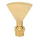 Fan Shaped Pond Sprinkler G1?1/2 Adjustable Brass Fan Shaped Fountain Nozzle for Garden Museums