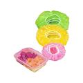 Bicoasu Plastic Food Bags Clearance 24Pcs Elastic Food Covers Lids For Fruit Or Bowls Cups Food Cover Set Plastic Buy 2 Ship 3