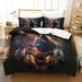 Fashion Bedspreads Dream Catcher Wolf Printed Comforter Cover Pillowcase Adult Home Bedding Set Full (80 x90 )