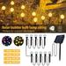 30 In 1 Solar Spot Light Outdoor Solar LED Globe Stake Light Waterproof Garden Lights Solar Powered for Yard Patio Walkway Landscape In-Ground Spike Pathway Warm light