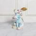 Apepal Home Decor Rabbit Crafts Ornaments Outdoor Garden Yard Sculpture Easter Decoration Multi-color B