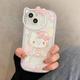 Sanrio Hello Kitty 3D Cute Cartoon Phone Case For iPhone 15 14 13 12 11 Pro Max 7 8 Plus Christmas Gifts Soft Cover Girls Y2K