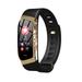 E18 Smart Heart Rate Blood Pressure Bracelet Color Screen Anti-Lost Call Sms Reminder Facebook Reminder Bracelet