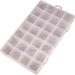 28 Grids Plastic Jewelry Bead Storage for Case-Box Organizer Container for Pills-Herb Tiny Bead Art DIY Crafts Jewelry 28 Grids Storage Box