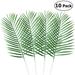 WINOMO 10 Pcs Sago Cycas Fake Plant Artificial Plant Simulation Leaves Household Office Decorations