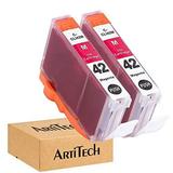 ArtiTech CLI-42 M Pixma .. Pro-100 Compatible Ink Cartridges .. Replacement for Canon CLI42 .. CLI-42 Magenta Ink Cartridge .. Work for Pixma Pro-100S .. Printers 2 Pack CLI-42 M