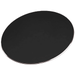 Aluminum Mouse Pad Office Thin Hard Mouse Mat Leather Surface Double Side Precision Mouse Pads for Fast Black