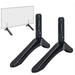 2pcs Universal Tv Stand Base Mount For 32-65 Inch Samsung Vizio Sony Lcd Tv Not For Lg Tv Black Television Bracket Table Holder