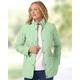 Blair Berkshire Diamond Quilted Jacket - Green - PS - Petite