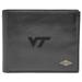 Men's Fossil Black Virginia Tech Hokies Leather Ryan RFID Flip ID Bifold Wallet