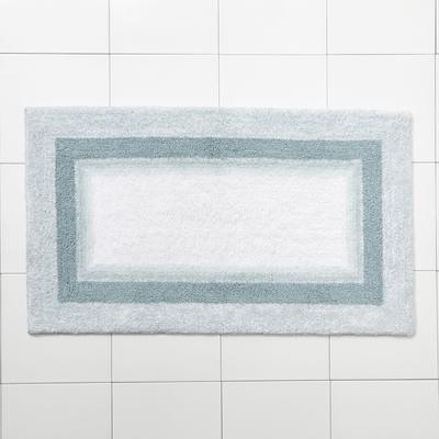 Wide Width Amore Ombre Bath Rug by BrylaneHome in Seafoam (Size 24
