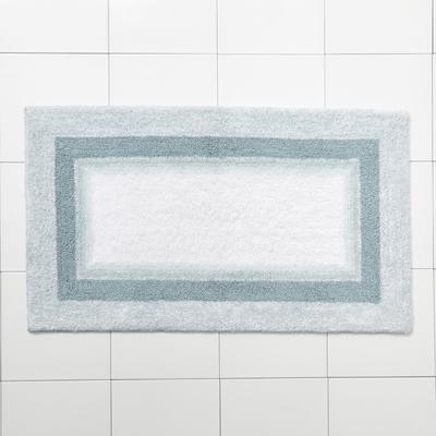 Wide Width Amore Ombre Bath Rug by BrylaneHome in Seafoam (Size 24