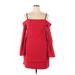 Elliatt Cocktail Dress - Mini: Red Print Dresses - Women's Size X-Large