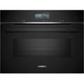 Siemens CM776G1B1B Compact 45 Oven with Microwave Black with steel trim