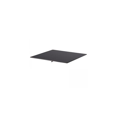 Oviala Business Tischplatte Laminat 60x60 cm schwarz opera - Oviala