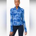 Lululemon Athletica Jackets & Coats | Lululemon Hooded Define Jacket 4 Gameday | Color: Blue/White | Size: 4