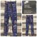 Nike Pants & Jumpsuits | Nike High Rise Tight Leggings Women’s Xs Blue Abstract Stretch (Inseam 26) | Color: Blue | Size: Xs