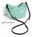 Free People Bags | Free People Zamora Woven Crossbody | Color: Blue/Cream | Size: Os