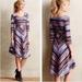 Anthropologie Dresses | Anthropologie Maeve Kebren Multicolored Striped Dress Size Small Like New! | Color: Black/Purple | Size: S