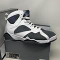 Nike Shoes | Nike Air Jordan 7 Retro Flint 2021 Mens Basketball Shoes White Cu9307 Size 12 | Color: Gray/White | Size: 12