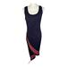 Anthropologie Dresses | Anthropologie Bailey 44 Petite Small Navy & Red Dante Midi Dress | Color: Blue/Red | Size: Sp