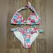 Lilly Pulitzer Swim | Lilly Pulitzer Swimsuit Bikini Size 0 Extra Small | Color: Blue/Pink | Size: 0