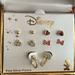 Disney Jewelry | Disney Fine Silver Plated Palette Of Earrings Minnie Mouse -Bnib | Color: Gold/Red | Size: 5 Pairs