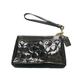 Coach Bags | Coach Embossed Patent Leather Signature Wristlet | Color: Black/Silver | Size: Os