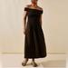 Free People Dresses | Free People Smocked Midi Dress Nwot | Color: Brown | Size: S