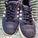 Adidas Shoes | Navy Blue, Suede Like Adidas Neo. Sz 8. | Color: Blue/White | Size: 8