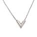 Louis Vuitton Jewelry | Louis Vuitton Essential V Necklace M63197 Metal Silver Vuitton | Color: Silver | Size: Os