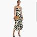 J. Crew Dresses | J. Crew Collection Nwt 00 Velvet Floral Midi Dress | Color: Black/White | Size: 00