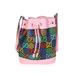 Gucci Bags | Gucci Multicolor Coated Canvas & Pink Leather Psychedelic Bucket Bag | Color: Pink | Size: Os