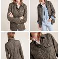 Anthropologie Jackets & Coats | Anthropologie Marrakech Camo Linen Anorak Jacket Small, Asymmetrical | Color: Green | Size: S