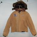 Carhartt Jackets & Coats | Carhartt Canvas Jacket Vintage Jq 186, 46" Chest, Detachable Hood. | Color: Tan | Size: 46