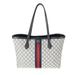 Gucci Bags | Gucci Beige Blue Gg Supreme Medium Ophidia Gg Tote | Color: Blue | Size: Os