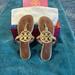 Tory Burch Shoes | Gold Tory Burch Miller Sandal | Color: Brown/Gold | Size: 8.5