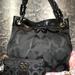 Coach Bags | Euc X2 Coach Parker Op Art Black Shoulder Bag N Wristlet | Color: Black | Size: 11x11