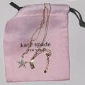 Kate Spade Jewelry | Nwot Kate Spade Star Necklace And Dust Bag | Color: Gold/White | Size: Os