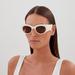 Gucci Accessories | New Gucci Gg1544 004 Women Sunglasses Gucci Gg 1544s 004 White Brown Eyewear | Color: Brown/White | Size: Os